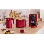 Bouilloire Electrique Bouilloire - BOSCH - TWK2M164 MyMoment - Rouge Mate - indicateur de tasses - niveau d'eau visible