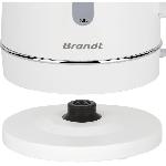 Bouilloire Electrique Bouilloire - BRANDT - BO1702W - 1.7 L - Socle 360° - Blanc