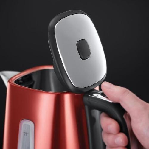 Bouilloire Electrique Bouilloire Electrique 1.7L Luna - RUSSELL HOBBS - Ébullition Rapide - Rouge