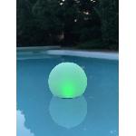 Decoration Lumineuse Boule solaire étanche multicolore 30cm avec télécommande - GALIX