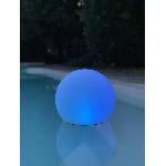 Decoration Lumineuse Boule solaire étanche multicolore 30cm avec télécommande - GALIX