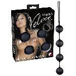 Boules de Geisha 4 boules noires - Velvet Balls black