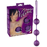 Boules de Geisha Boules de Geisha 3 boules violettes - Velvet Balls Purple