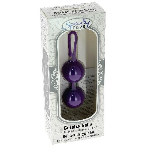 Boules de Geisha Boules de Geisha en Silicone Violet D3.6cm