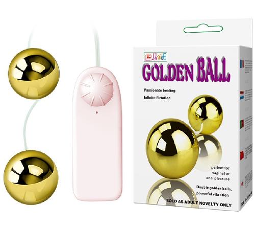 Boules de Geisha Vibrantes Dorees Golden Balls
