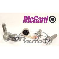 Boulon De Roue - Ecrou De Roue - Goujon De Roue 4 vis - 12x150 - L39.9 - H17 - Spherique - Chrome - Antivol de Roues - 28023SU