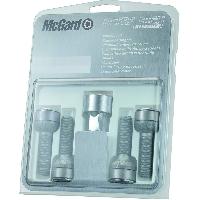 Boulon De Roue - Ecrou De Roue - Goujon De Roue 4 Vis Antivol 14x150 McGard 28017SL L45 H17 R14