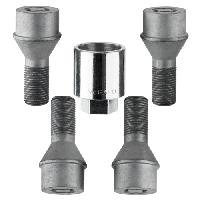 Boulon De Roue - Ecrou De Roue - Goujon De Roue 4 Vis Antivol SU M14X1.5 60 degres LONG. 30MM D21MM - 27565SU