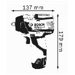 Visseuse - Devisseuse Boulonneuse - BOSCH PROFESSIONAL - GDS 12V-115 - 115 Nm - 2 Ah - 2600 tr-min