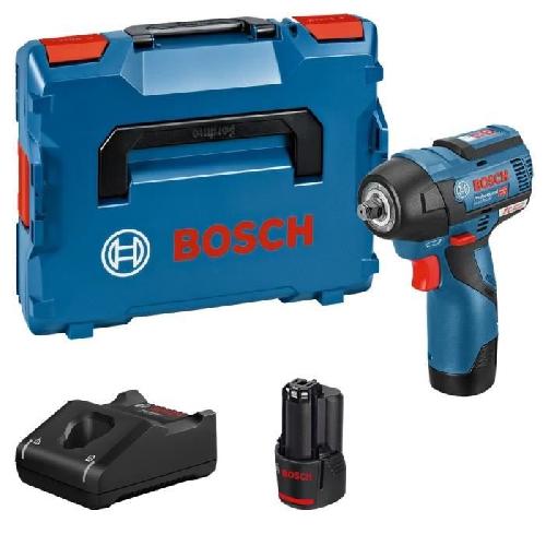 Perceuse Boulonneuse Bosch Professional GDS 12V-115 + 2 batteries 3.0Ah + L-BOXX - 06019E0103