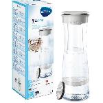 Carafe Filtrante Bouteille et carafe filtrante Brita Bouteille filtrante gris pastel - 1 filtre MicroDisc inclus