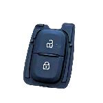 Boitier - Coque De Cle - Telecommande Boutons Caoutchouc Adaptables Pour Dacia- Renault 2 Boutons Cle Droite