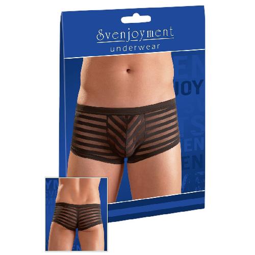 Boxer Noir Ajoure - L