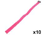 Ruban Adhesif Electricite Bracelet Scratch L 500mm 10 pcs - Rose
