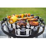Brasero - Accessoire Brasero Forno Firebasket en acier - 3 pieds - Finition noire - Grille chromee