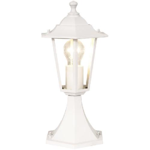 Lampadaire - Lampe De Jardin BRILLIANT Borne exterieure Crown - E27 - 1x60W - Blanc