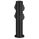 Applique Exterieure BRILLIANT - DODY Borne avec 4 prises noir métal/plastique E27 LED xW IP44 - Jardin - Extérieur - Electrique