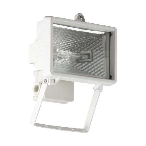 Projecteur Exterieur BRILLIANT - TANKO Applique exterieure - coloris blanc - metal-verre R7s 1x150W