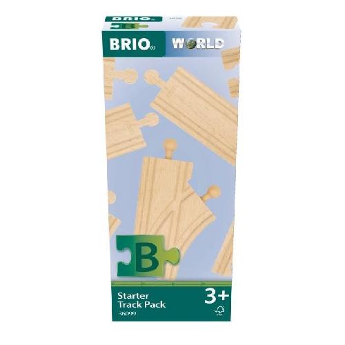 Circuit Miniature BRIO Coffret de Demarrage - 12 Rails - Pack B-7312350360998-A partir de 3 ans