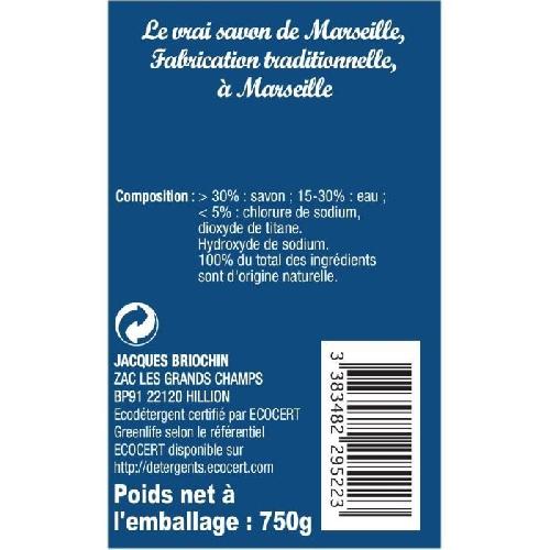 Lessive BRIOCHIN Pailette de Savon de Marseille - 750 g