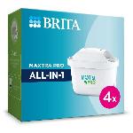 Filtre Pour Carafe Filtrante BRITA Cartouche  Filtre eau robinet MAXTRA PRO All-In-1 Pack de 4