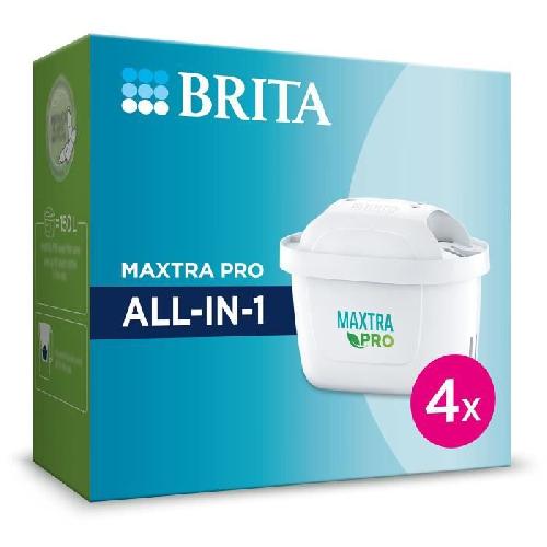 Filtre Pour Carafe Filtrante BRITA Cartouche  Filtre eau robinet MAXTRA PRO All-In-1 Pack de 4