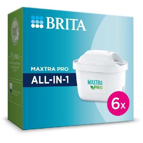 Filtre Pour Carafe Filtrante BRITA Cartouche  Filtre eau robinet MAXTRA PRO All-In-1 Pack de 6