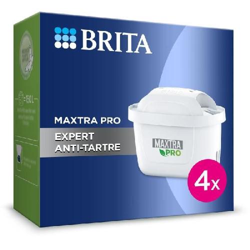 Filtre Pour Carafe Filtrante BRITA Cartouche Filtre Eau Robinet MAXTRA PRO Expert anti-tartre Pack de 4