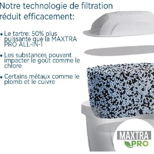 Pack de 9 cartouches MAXTRA+ pour carafes filtrantes BRITA - Réduit le tartre, le chlore et le