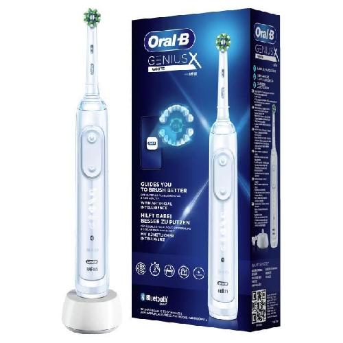 Brosse A Dents Electrique Brosse a Dents Electrique Oral-B Genius X - 1 Brossette incluse. 6 Modes Dont Blancheur. Douceur et Soin des Gencives