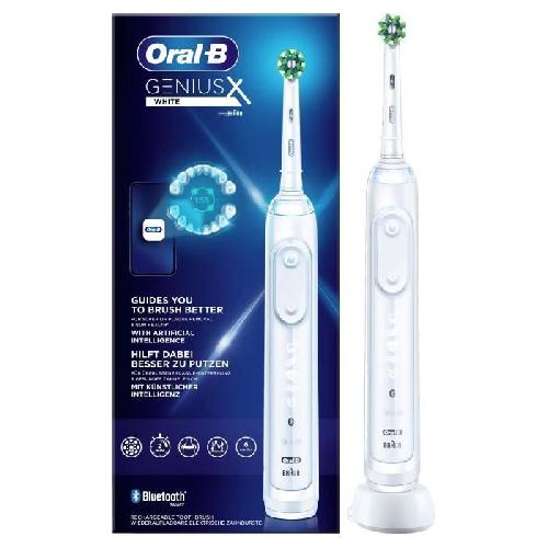 Brosse A Dents Electrique Brosse a Dents Electrique Oral-B Genius X - 1 Brossette incluse. 6 Modes Dont Blancheur. Douceur et Soin des Gencives