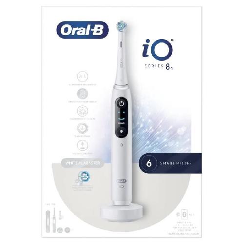 Brosse A Dents Electrique Brosse a dents électrique - Oral-B - iO 8N - Gencives sensibles - 2 brossettes - 1 étui de voyage