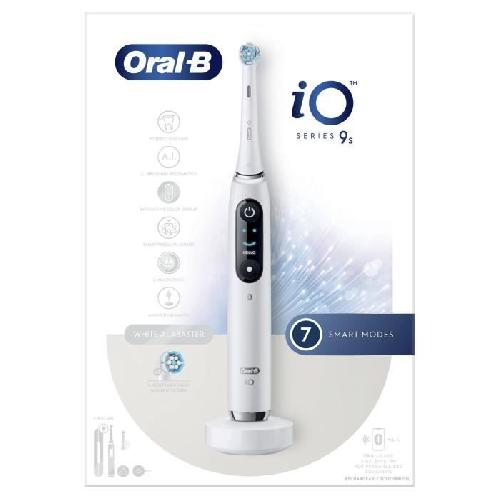 Brosse A Dents Electrique Brosse a Dents Électrique Oral-B iO 9N - Blanc - Oscillatoire - 2 Brossettes. 1 Étui De Voyage Chargeur