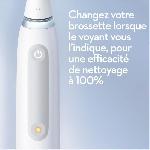 Brosse A Dents Electrique Brosse a dents électrique ORAL-B iO4 connectée - blanche - 4 modes de brossage - 1 Brossette. 1 Étui De Voyage