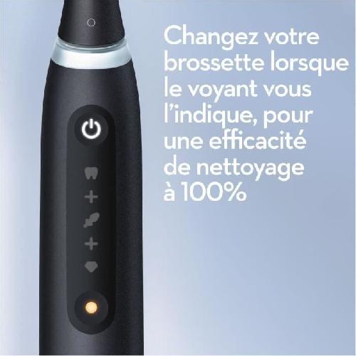 Brosse A Dents Electrique Brosse a dents électrique ORAL-B iO5 connectée - noir - Bluetooth. 1 brossette et 1 étui de voyage