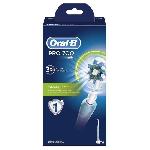 Brosse A Dents Electrique Brosse a Dents Electrique Oral-B PRO 1 700 Cross Action - Rechargeable - Minuteur - Blanche et bleue