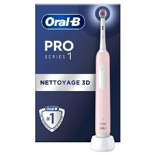 Brosse A Dents Electrique Brosse a dents électrique ORAL-B Pro 1 - rose - sans fil - 1 brossette incluse