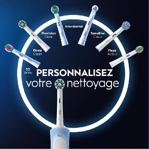 Brosse A Dents Electrique Brosse a dents électrique ORAL-B Vitality Pro - Bleue - 3 modes de brossage - Brossette incluse