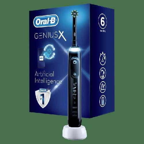 Brosse A Dents Electrique Brosse a Dents Electrique Rechargeable Oral-B Genius X - 1 Manche - Noir - 1 Brossette