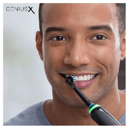 Brosse A Dents Electrique Brosse a Dents Electrique Rechargeable Oral-B Genius X - 1 Manche - Noir - 1 Brossette