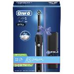 Brosse A Dents Electrique Brosse a dents electrique rechargeable ORAL-B PRO 1 760 - 1 Manche capteur de pression et 1 Etui de transport