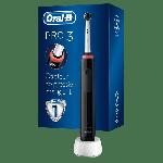 Brosse A Dents Electrique Brosse a Dents Electrique Rechargeable Oral-B PRO 3 3000 - Avec 1 Manche Capteur de Pression et 1 Brossette - Technologie 3D - Noir
