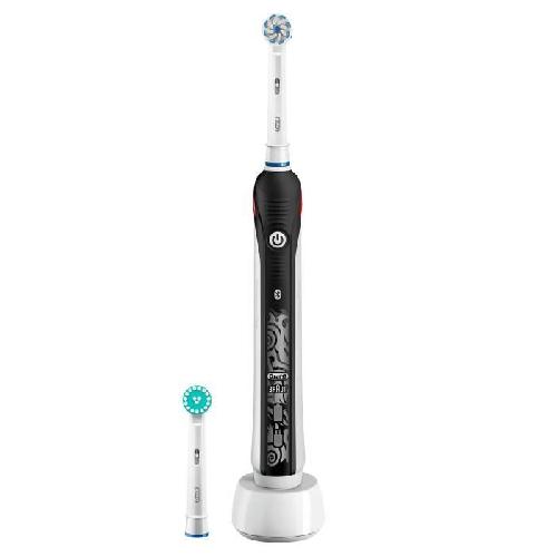 Brosse A Dents Electrique Brosse a Dents Electrique Rechargeable Oral-B Teen - Noir - Elimine jusqu'a 100 de plaque dentaire