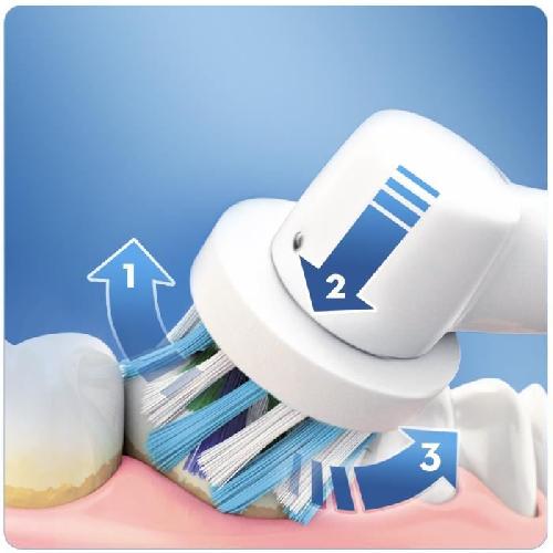 Brosse A Dents Electrique Brosse a Dents Électrique Rechargeable Oral-B Vitality 100 - Noir - Action Nettoyage 2D