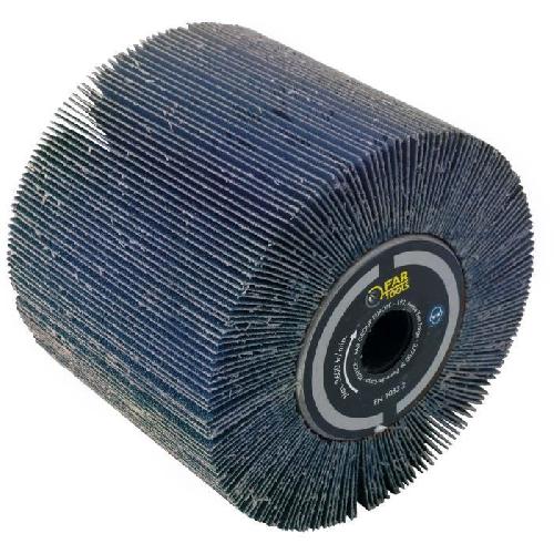 Brosse Abrasive A Main - Brosse Metallique Brosse a lamelles abrasives - FARTOOLS - A120 O120mm-L100mm - Oxyde de zirconium grain 120