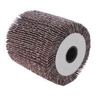 Brosse Abrasive A Main - Brosse Metallique Brosse a lamelles pour rénovateur - FARTOOLS - Ø 120 mm - Alésage 20 mm - Ponçage surfaces planes