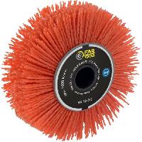 Brosse Abrasive A Main - Brosse Metallique Brosse de précision a nylon abrasif - FARTOOLS - Ø120mm/L20mm - Idéal pour angles. coins et rainures profondes