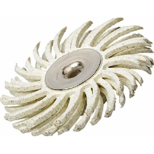 Brosse Circulaire - Brosse Pinceau Sur Tige Brosse abrasive de precision DREMEL S472 - Diametre 25mm - Grain 120 - Pour Poncage et Polissage