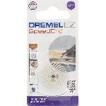 Brosse Circulaire - Brosse Pinceau Sur Tige Brosse abrasive de precision DREMEL S472 - Diametre 25mm - Grain 120 - Pour Poncage et Polissage