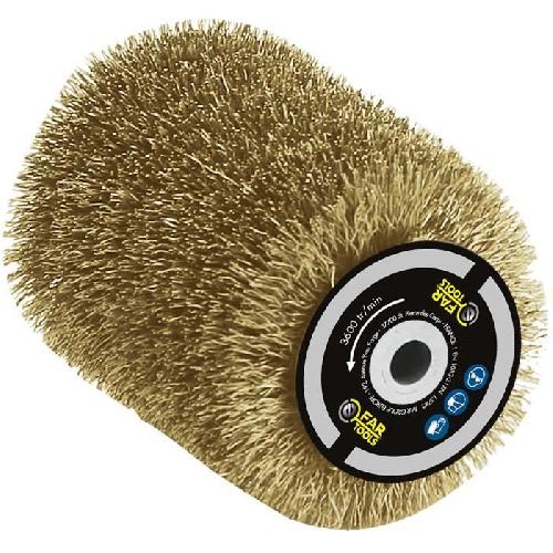 Accessoire - Consommable Machine Outil Brosse fil laitonne 0.3mm O80mm - FARTOOLS - pour decaper-degriser le bois. le metal ou la pierre